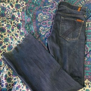 7 for all mankind dojo flare jeans